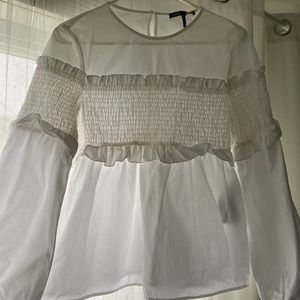 Maje white blouse
